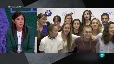 Amanda Gutiérrez, presidenta del sindicat de futbol femení 