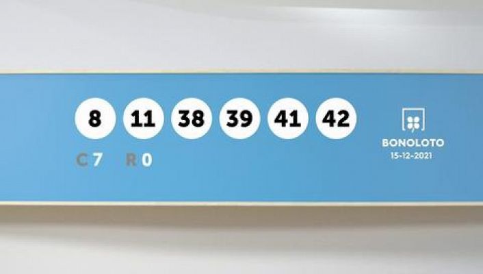 SELAE - Sorteo de la Lotería Bonoloto del 15/12/2021