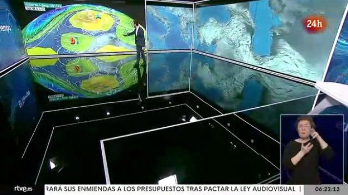 Cielos poco nubosos en la mayor parte de la península con un descenso de las temperaturas máximas