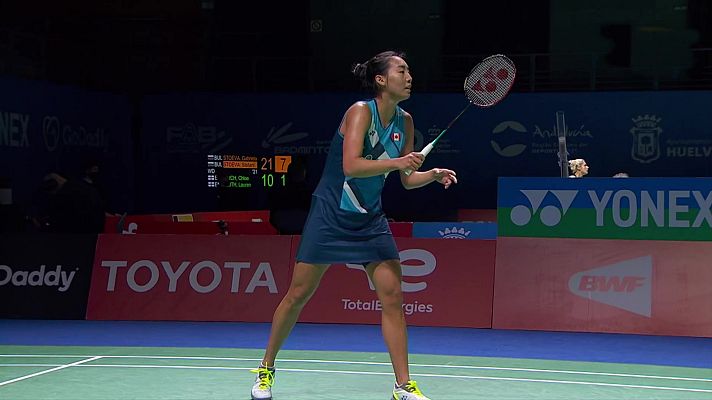 Bádminton - Campeonato del Mundo. 1/16 final: Han - Li