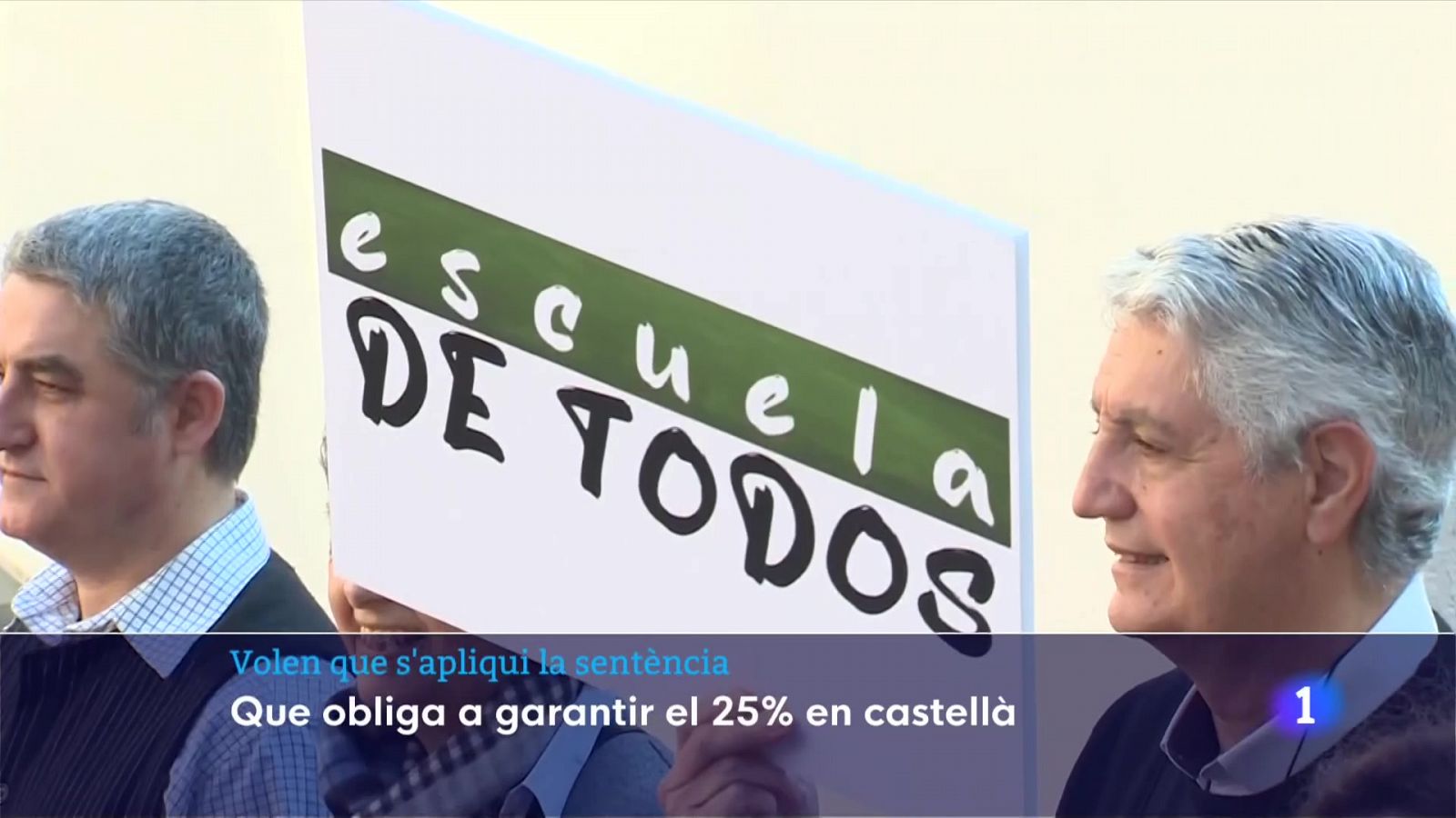La campanya que demana executar la sentència del 25% de castellà