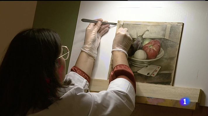 Noticias Murcia - El museo Ramón Gaya restaura cuadros frente al público