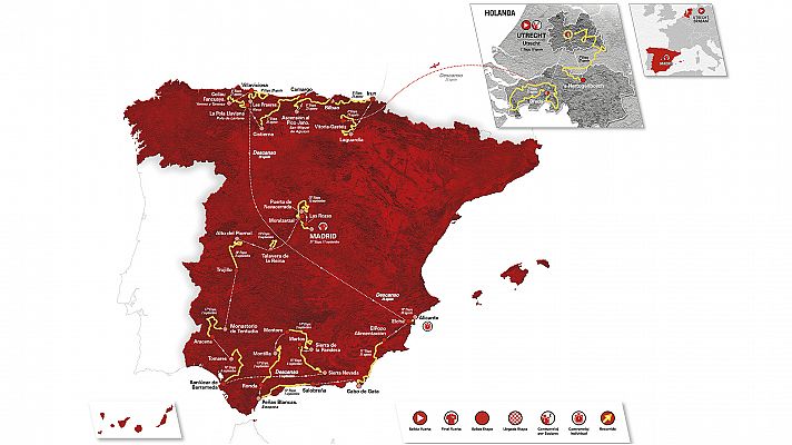 Así es el recorrido de La Vuelta 2022