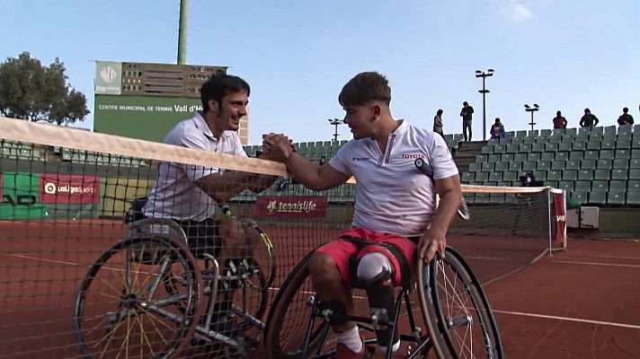 Deportes Paralímpicos - Tenis en silla de ruedas - Campeonato España. 1ª semifinal