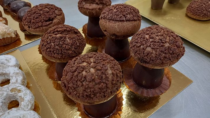 Champiñones de chocolate, un postre increíble