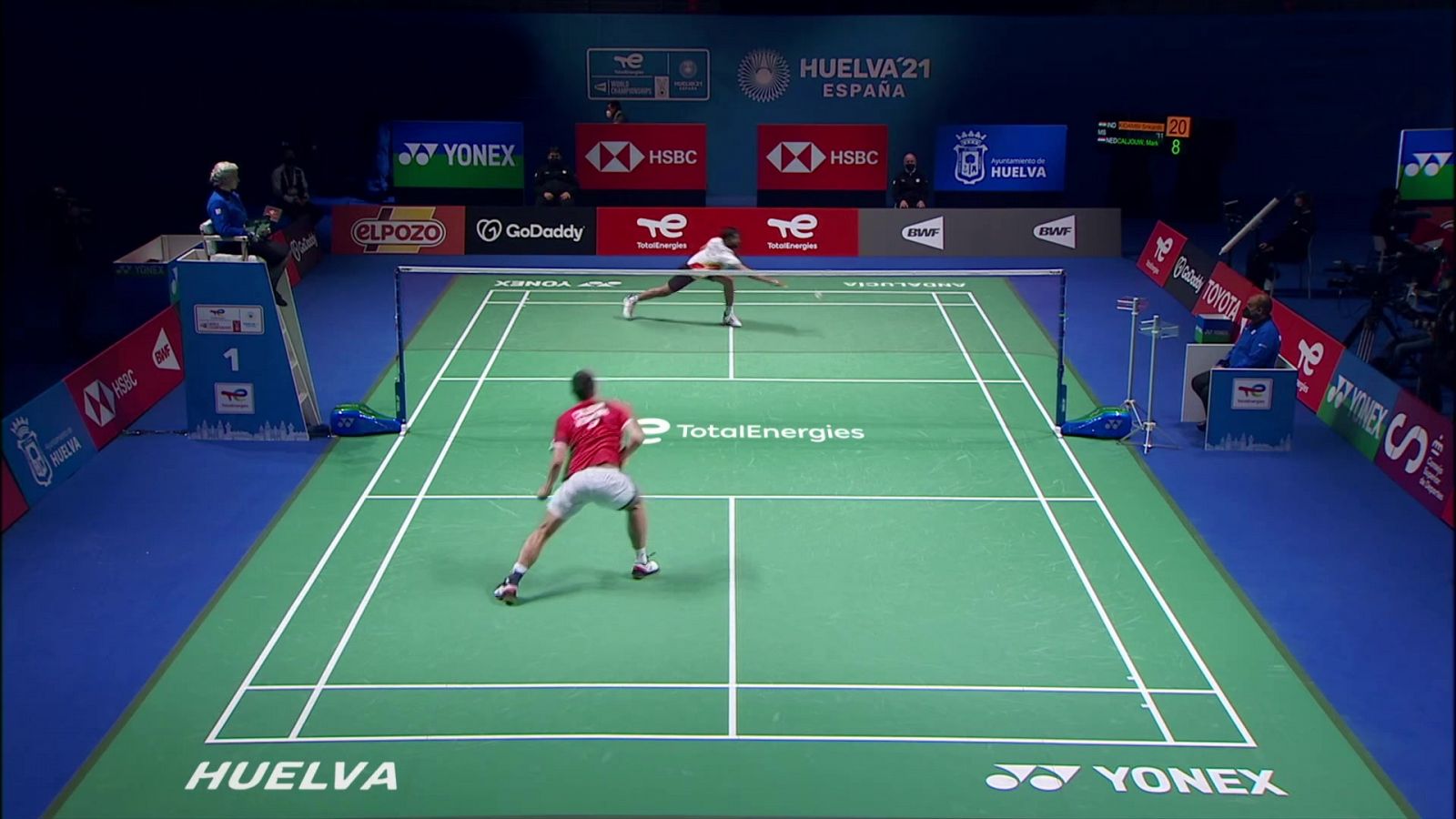 Bádminton - Campeonato del Mundo. 1/4 final: Kidambi - Caljouw - ver ahora