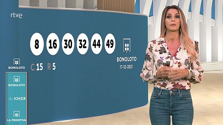 Loterías - Sorteo de la Bonoloto y Euromillones del 17/12/2021