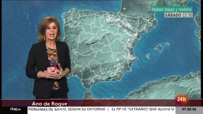 El tiempo - Temperaturas sin grandes cambios con nieblas en la cuenca del Ebro