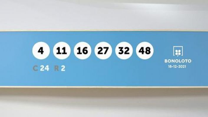 SELAE - Sorteo de la Bonoloto del 18/12/2021