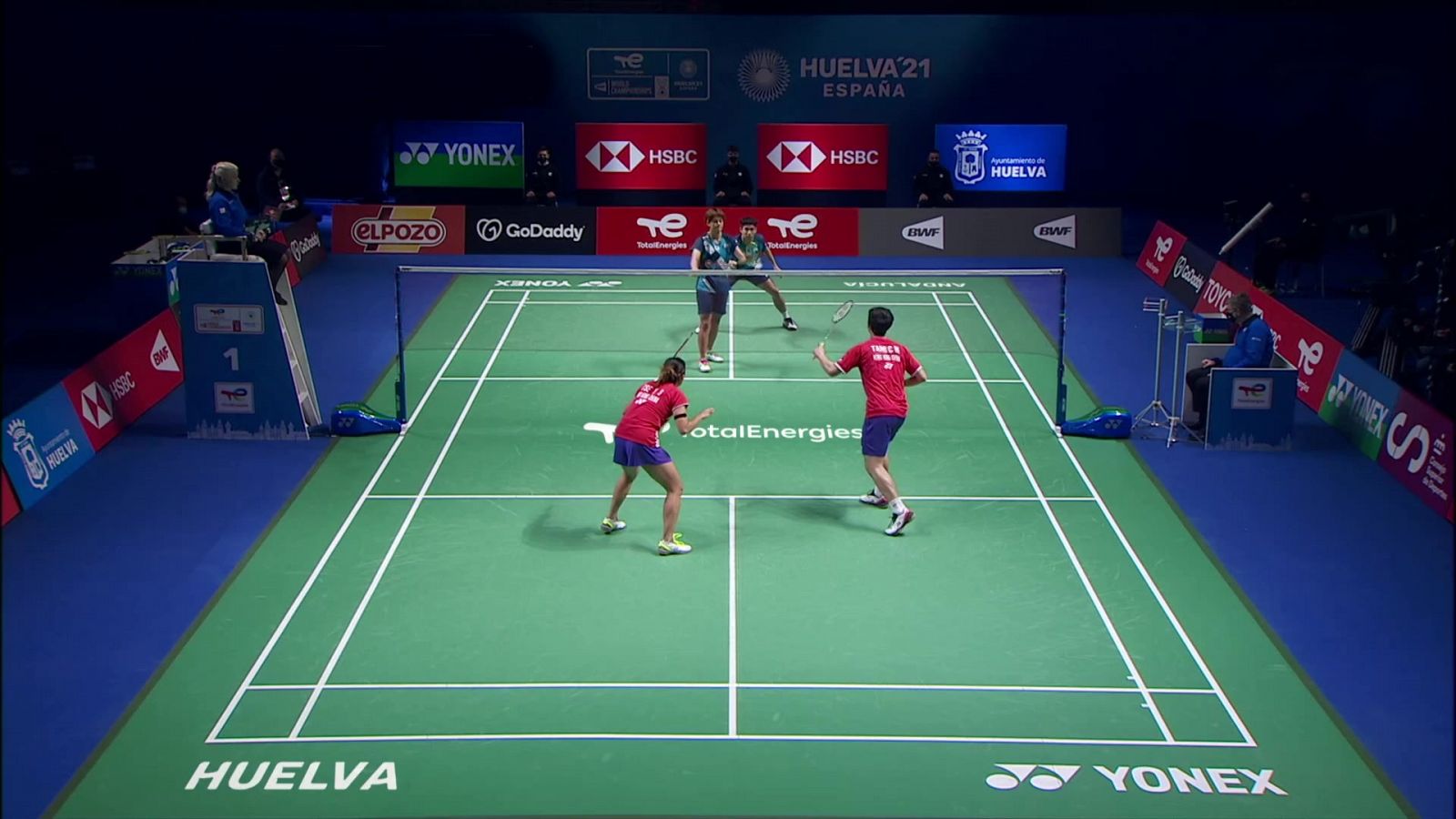 Bádminton - Campeonato del Mundo. semifinal: Tse/Tan - Pauv/Tae - ver ahora