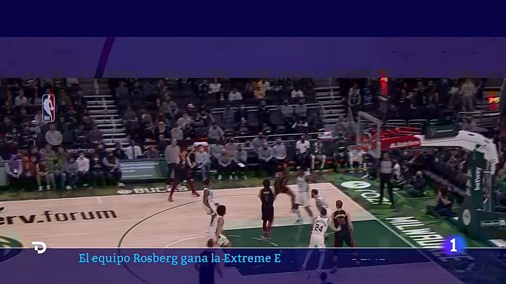 Telediario Fin de Semana - Ricky Rubio brilla de nuevo en una NBA tocada por el COVID