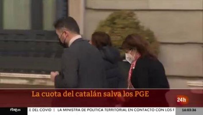 Parlamento - La cuota del catalán allana los presupuestos
