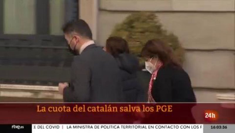 Parlamento - El foco parlamentario - La cuota del catalán allana los presupuestos - 18/12/2021