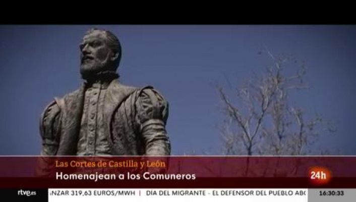 Parlamento - Las Cortes de CyL homenajean a los comuneros