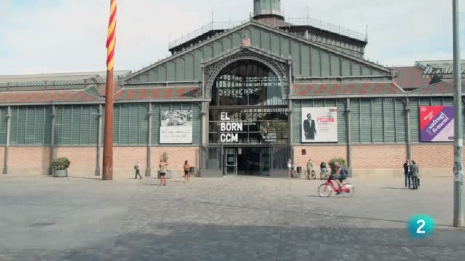 La plaça del Born a Helvètica