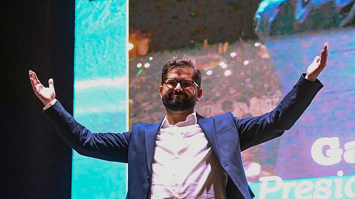 Telediario 1 - El izquierdista Boric vence en las elecciones presidenciales de Chile: "La esperanza le ganó al miedo"