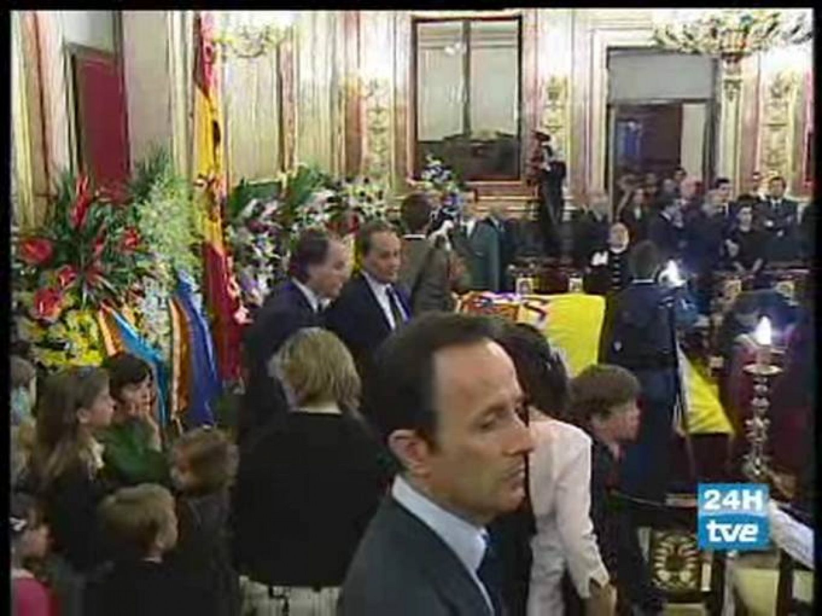 Capilla ardiente de Leopoldo Calvo-Sotelo