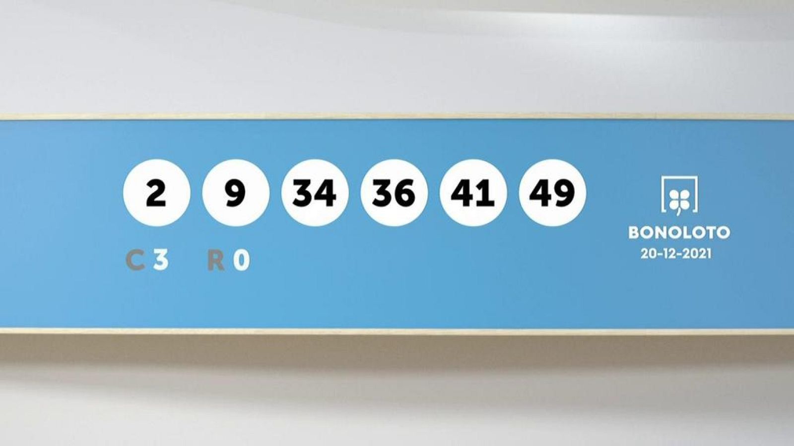 Sorteo de la Lotería Bonoloto del  20/12/2021 - Ver ahora