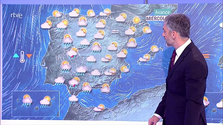 Intervalos de viento fuerte del sureste en los litorales del oeste de Galicia y del golfo de Cádiz