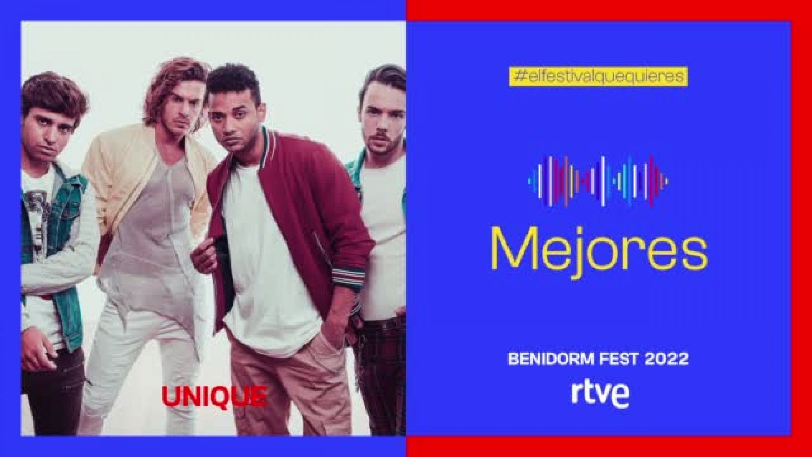 Benidorm Fest: Unique interpreta "Mejores"