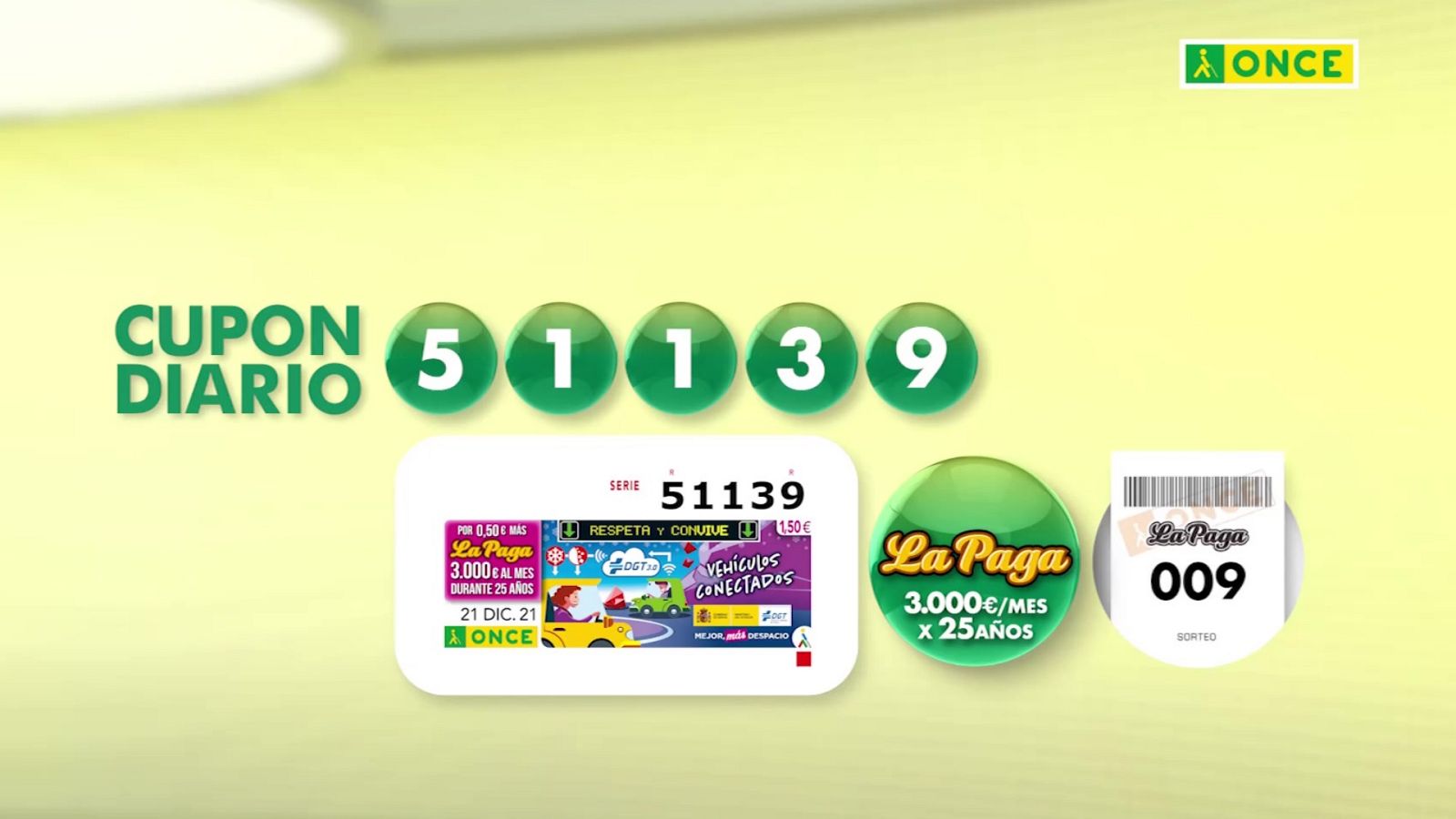 Sorteo ONCE - 21/12/21 - ver ahora