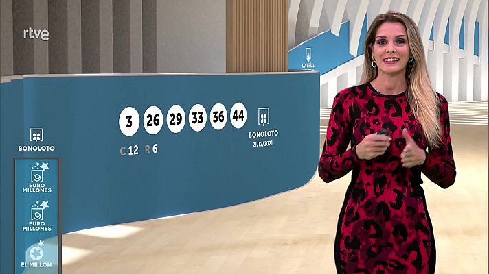Loterías - Sorteo de la Bonoloto y Euromillones del 21/12/2021