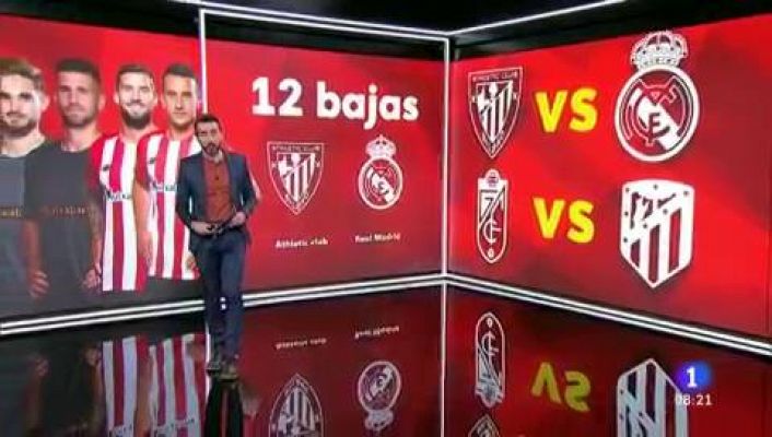 Telediario Matinal - Athletic y Real Madrid se ven las caras en medio de la ola de contagios en ambos equipos