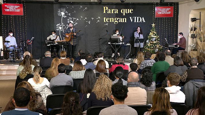 Culto evangélico de Navidad