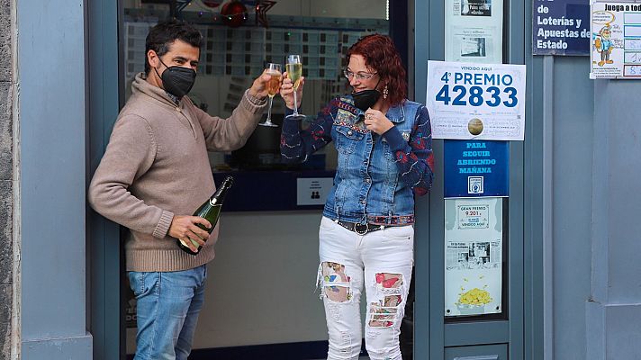 La hora de La 1 - La Palma bendecida con el 4º premio de la Lotería de Navidad