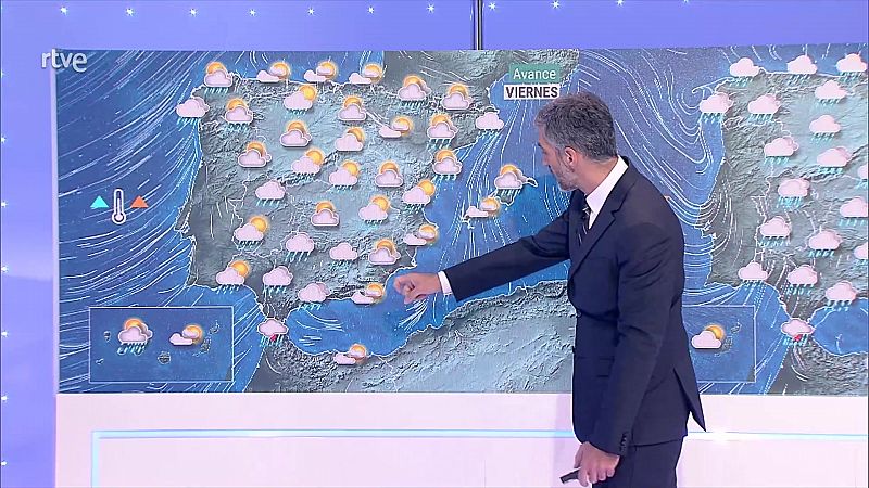 Probables nieblas extensas y persistentes en la cuenca del Ebro. Intervalos de viento fuerte del sur en el oeste de Galicia - ver ahora