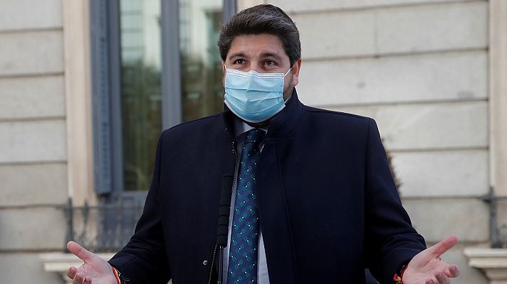 La hora de La 1 - López Miras: "Muchos presidentes estamos decepcionados. Esto no se ataja con mascarilla obligatoria"