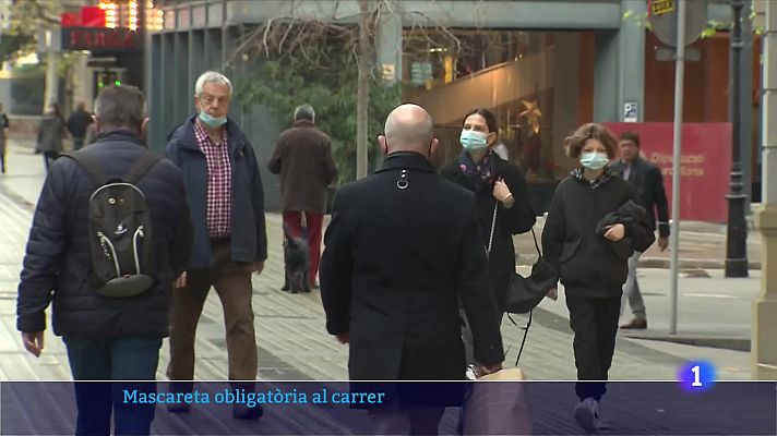 La mascareta torna a ser obligatòria al carrer