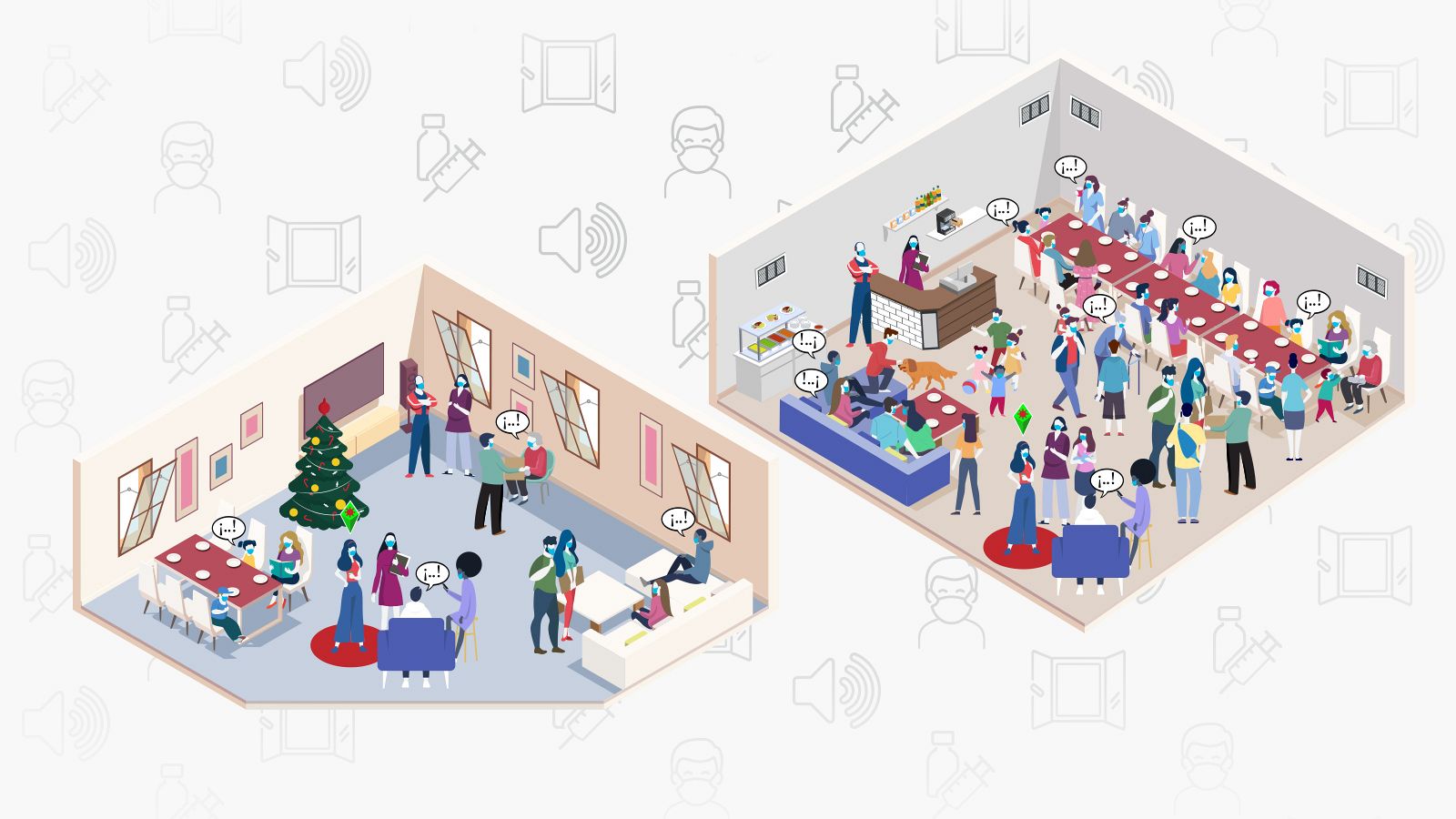 ¿Cómo evitar contagios COVID en las cenas y celebraciones de Navidad?