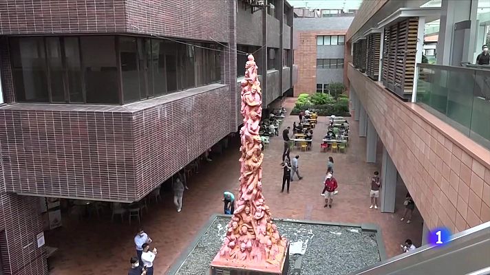 La universidad de Hong Kong retira el monumento en honor a las víctimas de Tiananmen