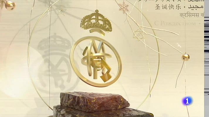 Telediario 1 - El fútbol español te desea Feliz Navidad