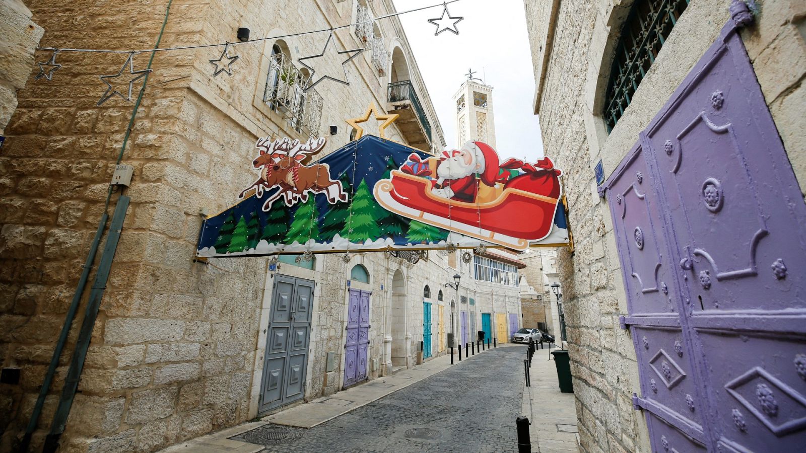 La pandemia vacía de turistas la ciudad de Belén