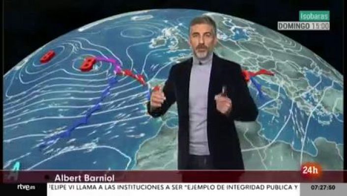 El tiempo - Lluvias fuertes en Galicia y subida de temperatura