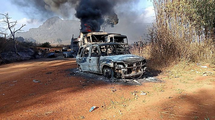 Desaparecidos dos trabajadores de la organización Save The Children tras un ataque del Ejército birmano