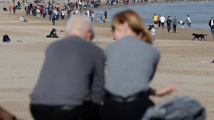 Las temperaturas suben este lunes mientras las lluvias tenderán a remitir