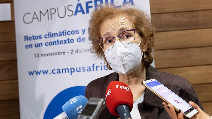 Telediario 1 - La viróloga Margarita del Val advierte sobre ómicron: "Se expande con más facilidad"
