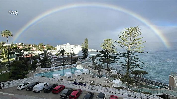 Precipitaciones localmente fuertes en Galicia de madrugada