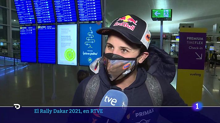 Telediario 2 - Laia Sanz, con "muchas ganas" de correr el Dakar en coche
