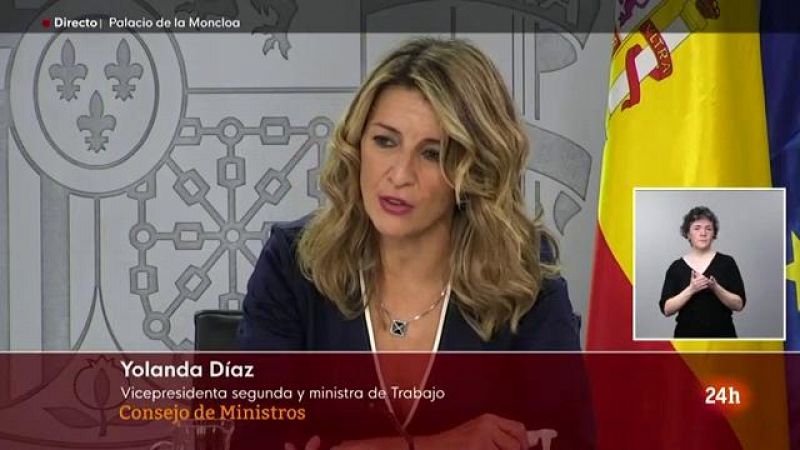 Díaz asegura que la reforma laboral "mejora la vida de los trabajadores de nuestro país"