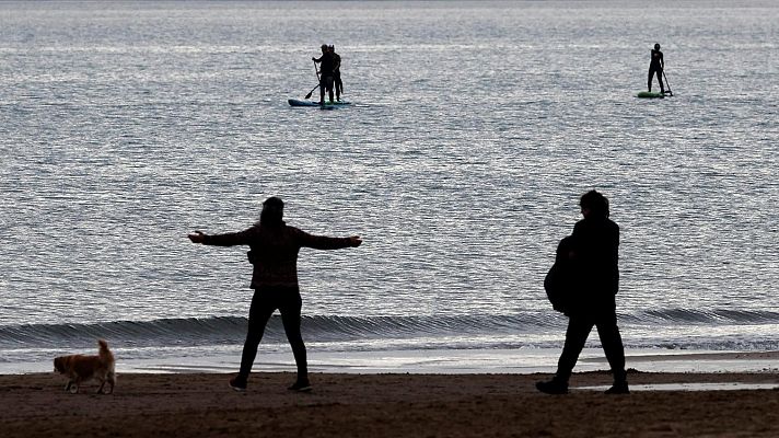 Fuertes vientos en el litoral gallego, en Tarragona y Mallorca