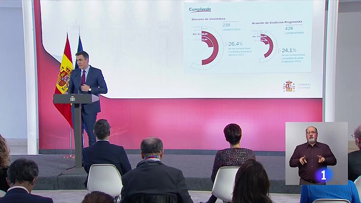 L'Informatiu - Pedro Sánchez fa balanç de la legislatura marcada per la pandèmia