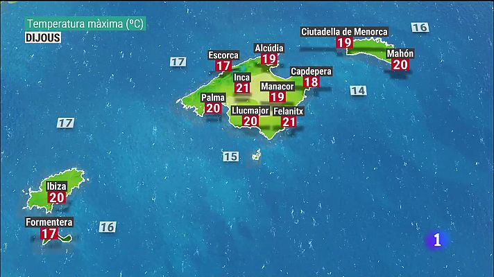 Informatiu Balear - El temps a les Illes Balears - 29/12/21