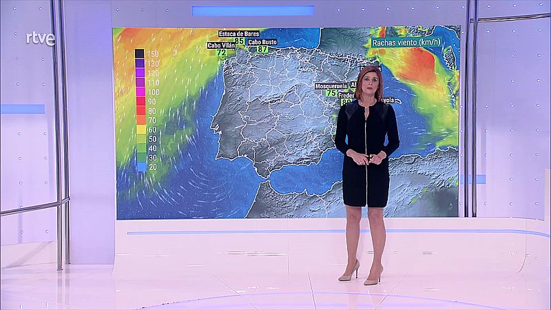 Intervalos de viento fuerte en el litoral de Galicia, en Tarragona y Mallorca - ver ahora