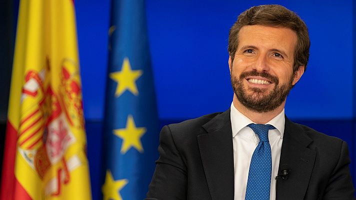 Casado ataca a Sánchez por su "nefasta" gestión y critica su "falso triunfalismo"