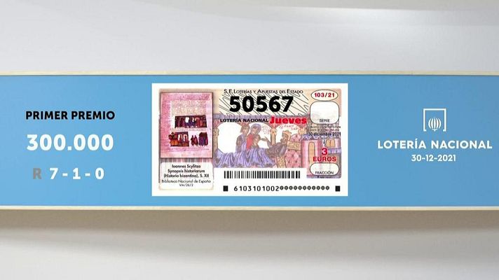 SELAE - Sorteo de la Lotería Nacional del 30/12/2021