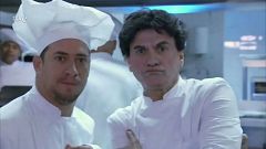 Nochevieja José Mota - El Langui y Pepe Rodríguez, en una épica batalla de callos